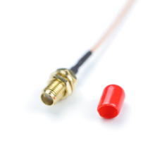 Customizable SMA Female to MMCX Male 10cm 15cm Straight Crimp for RG178 Coaxial Cable Assemblies